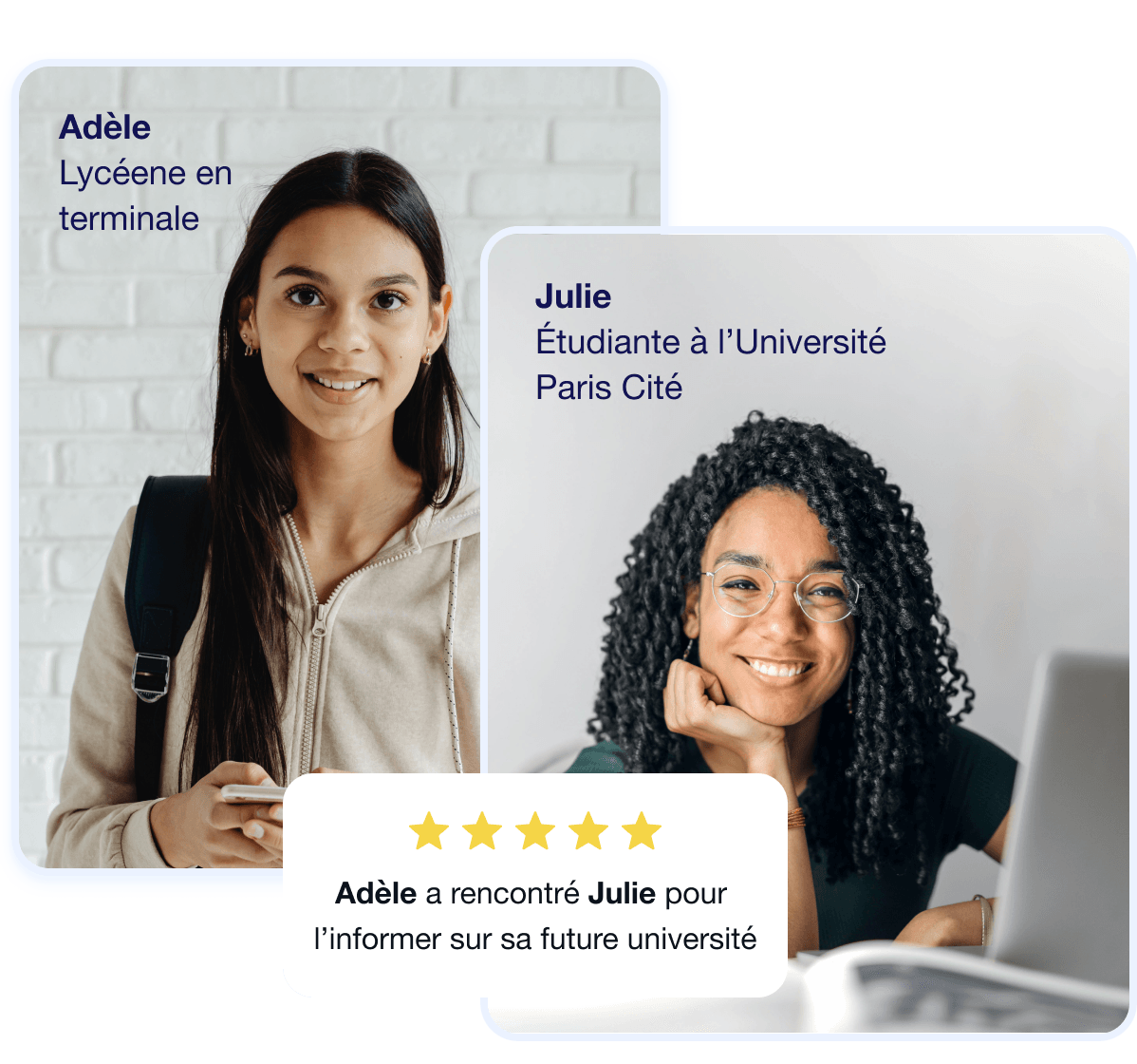 Étudiantes guides sur Guidme - Témoignage d'Adèle et Anaïs sur leur expérience d'accompagnement en orientation